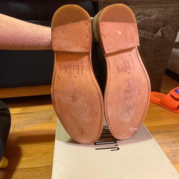 High top brogue patchwork suede boots - Picture 4 of 5